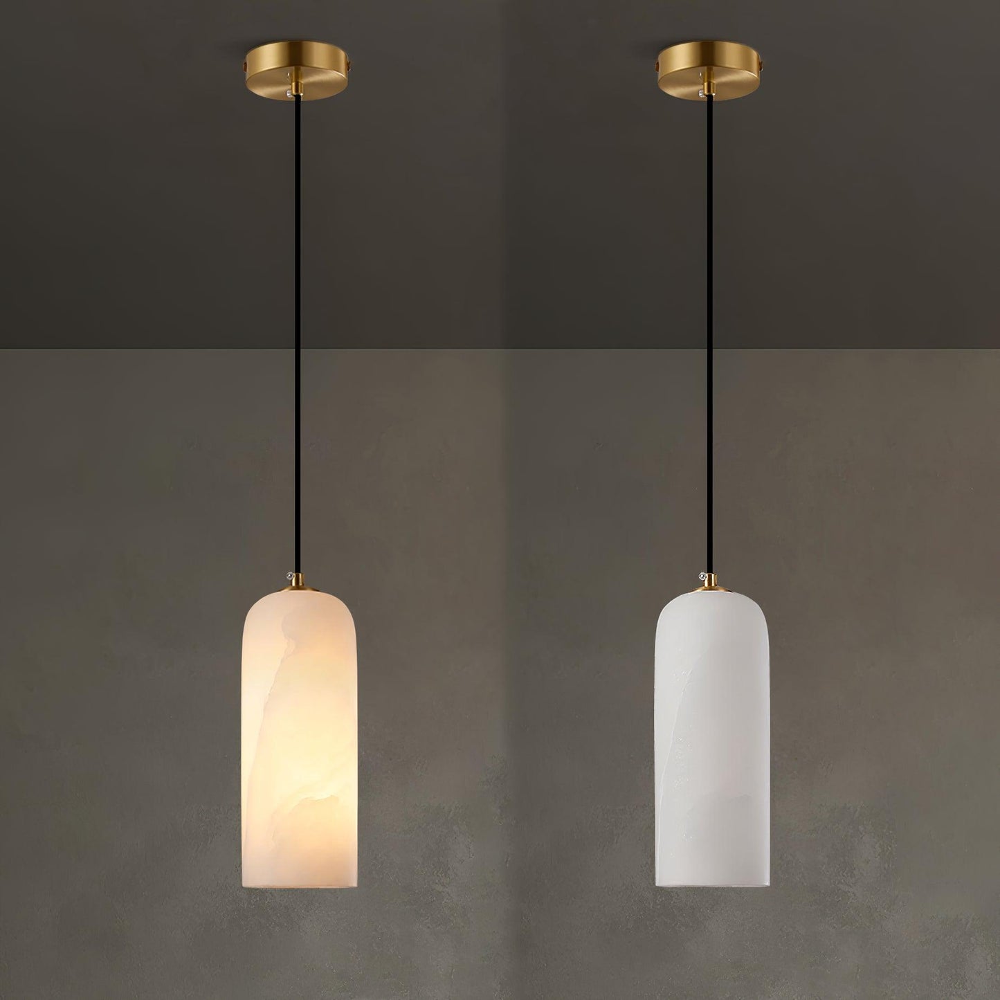 Quinn Alabaster Pendant Lamp