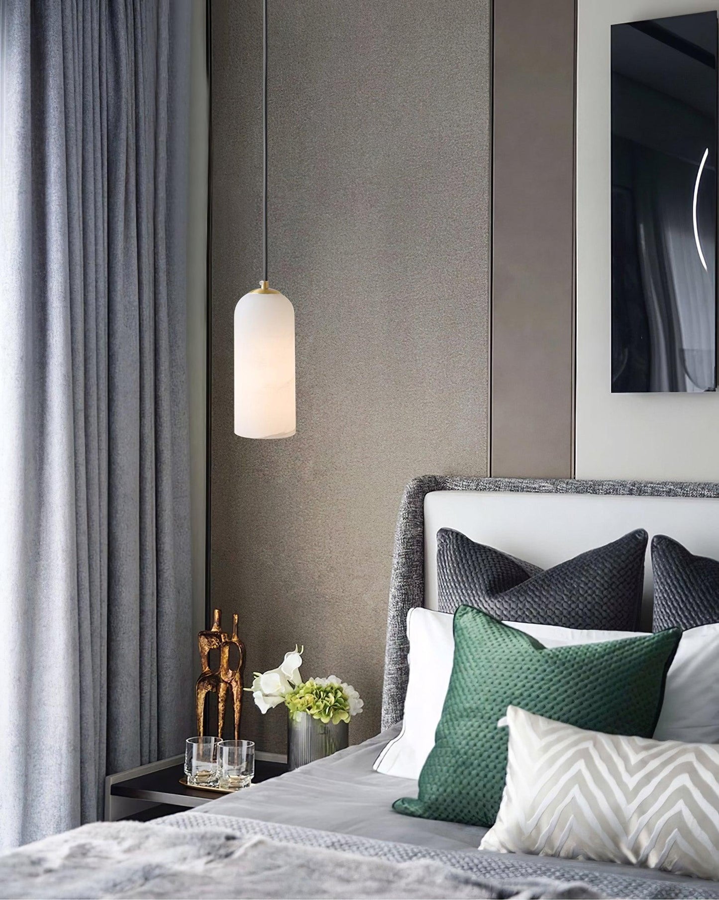 Quinn Alabaster Pendant Lamp