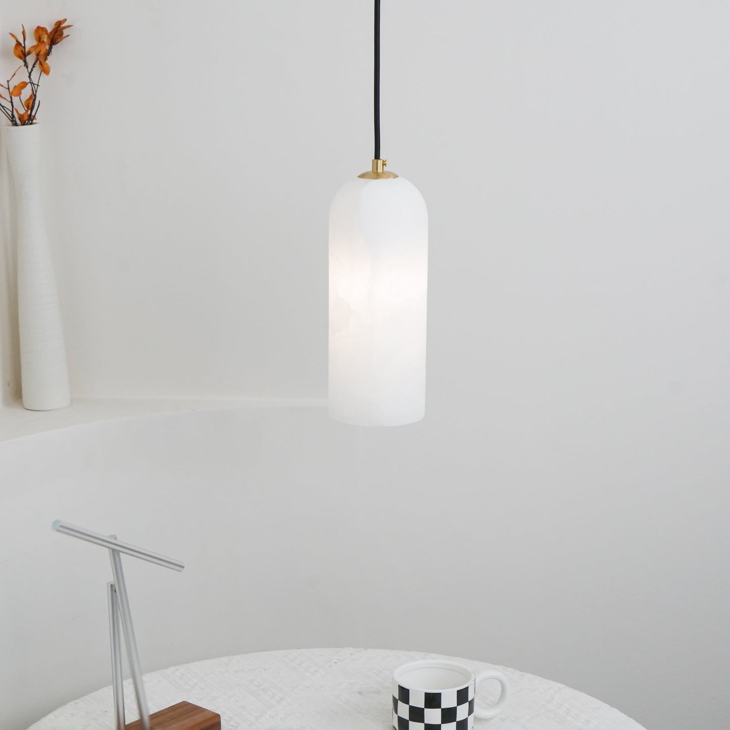 Quinn Alabaster Pendant Lamp