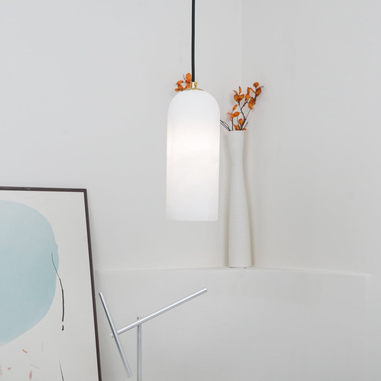 Quinn Alabaster Pendant Lamp