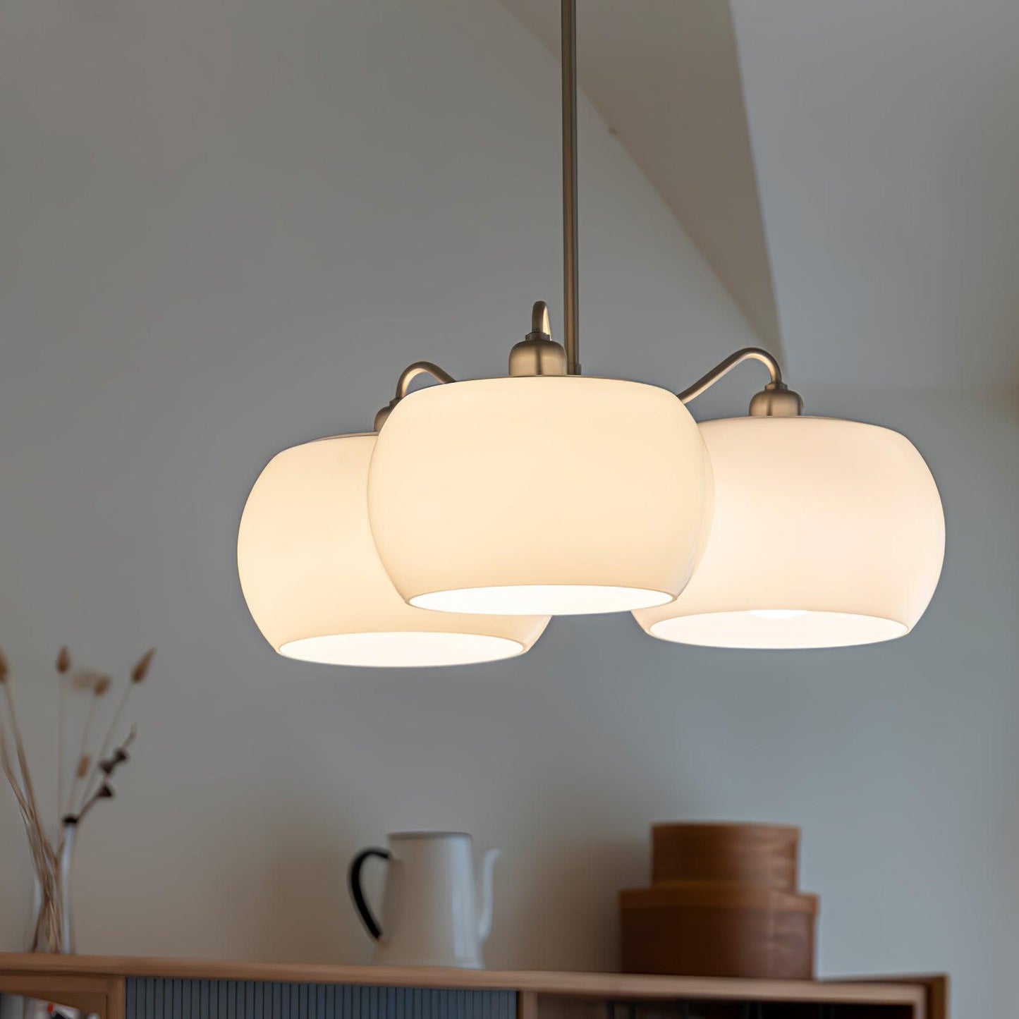 Bennett Glass Round Chandelier