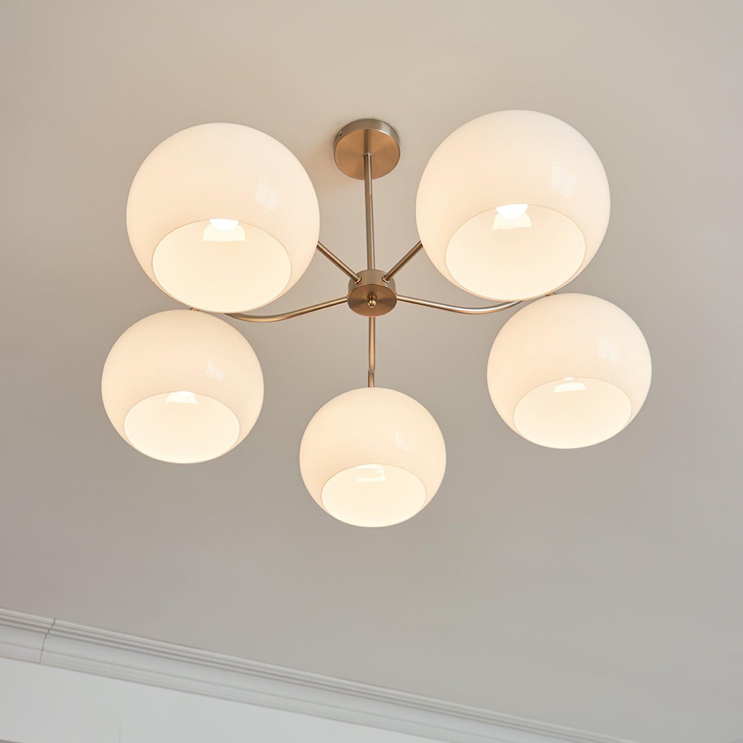 Bennett Glass Round Chandelier