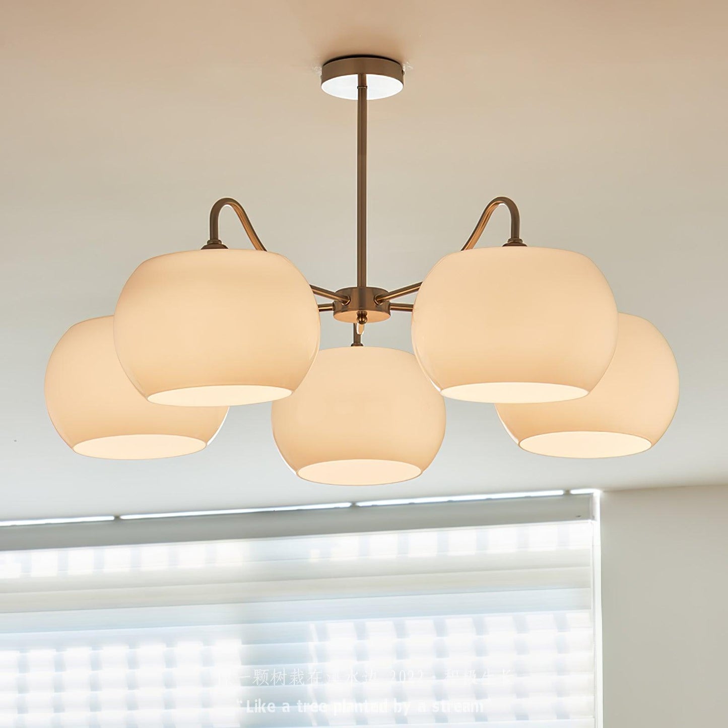 Bennett Glass Round Chandelier