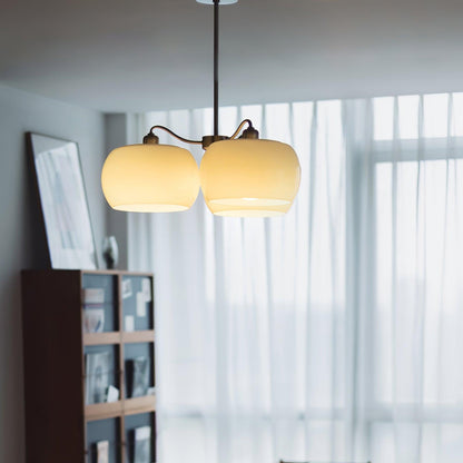 Bennett Glass Round Chandelier