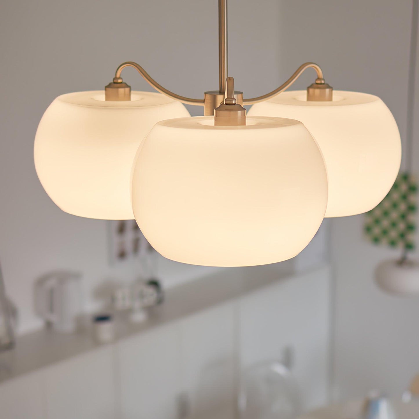 Bennett Glass Round Chandelier