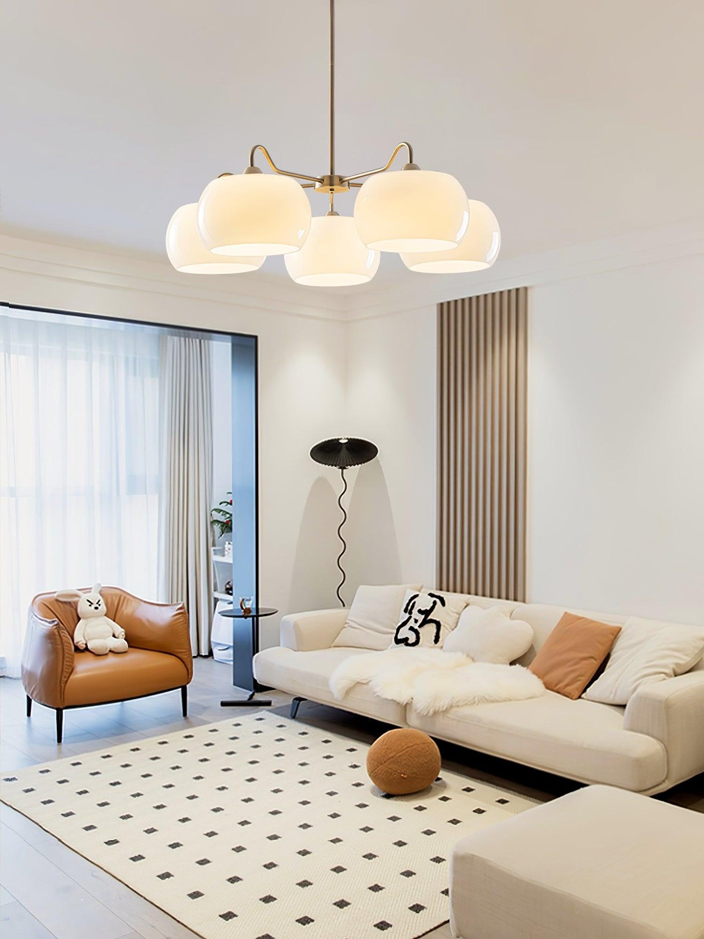 Bennett Glass Round Chandelier