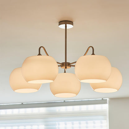 Bennett Glass Round Chandelier