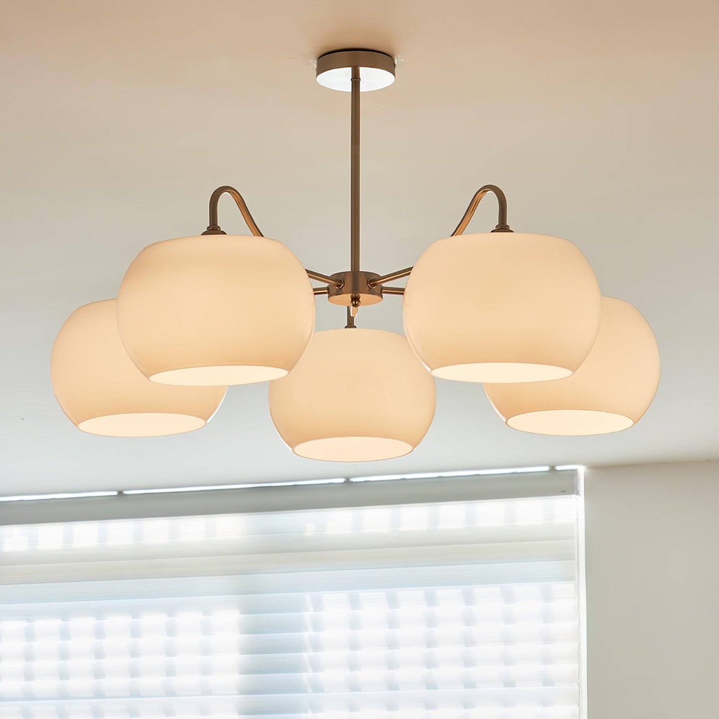 Bennett Glass Round Chandelier