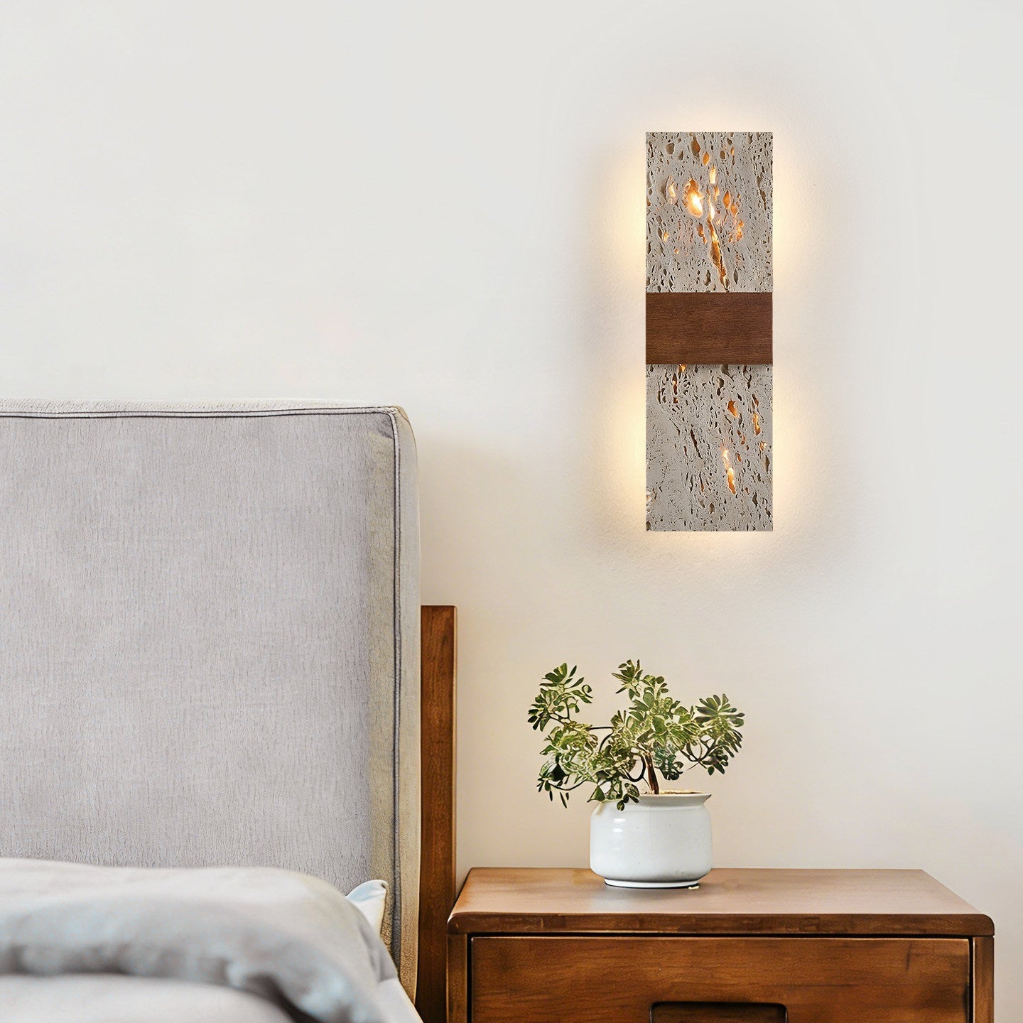 Joel Travertine Wall Light