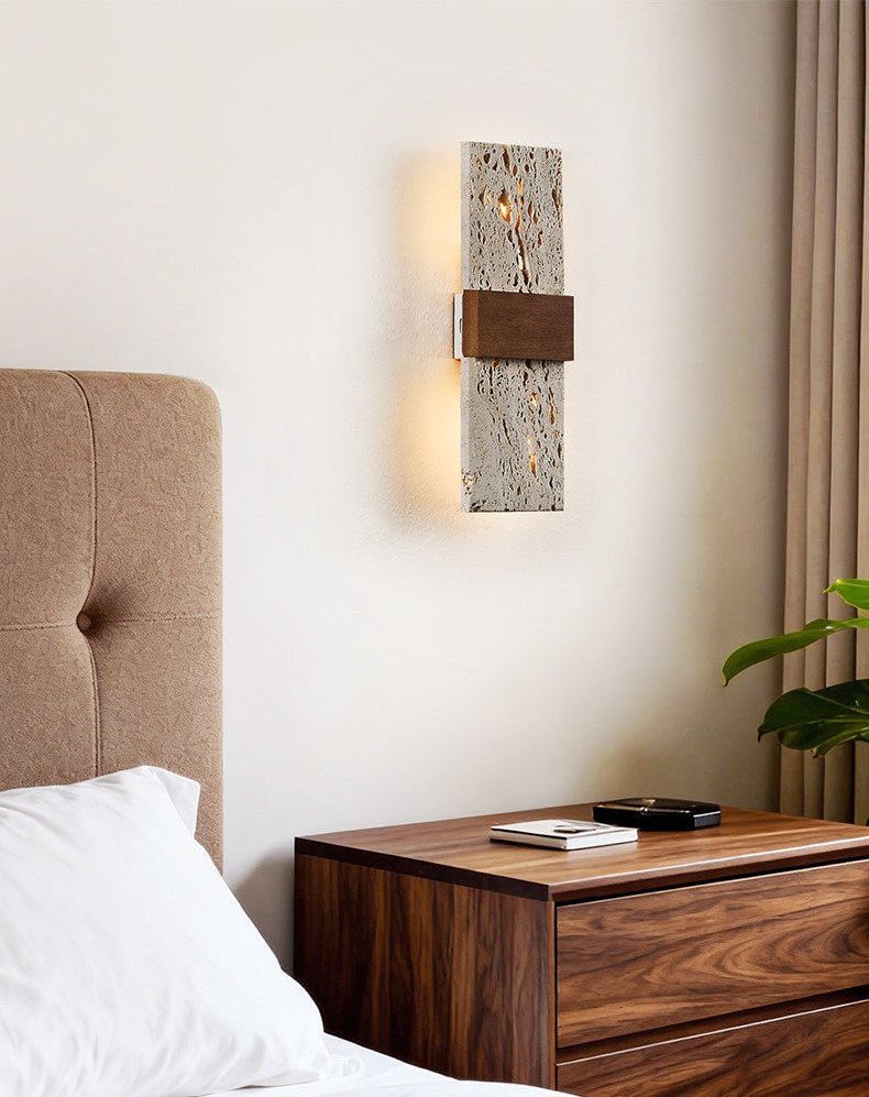 Joel Travertine Wall Light
