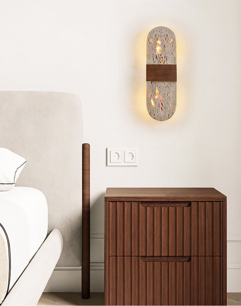 Brody Travertine Wall Light