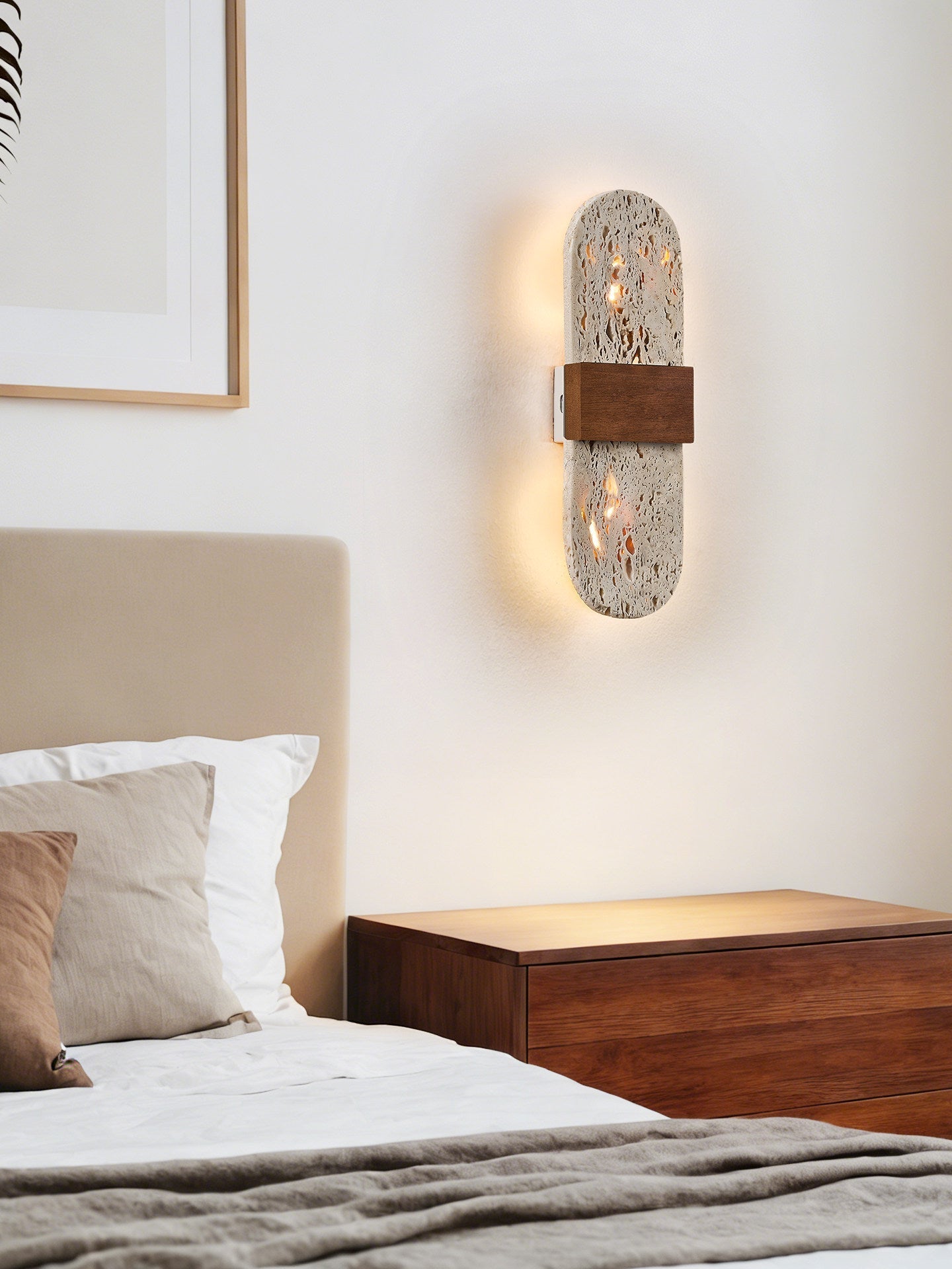 Brody Travertine Wall Light