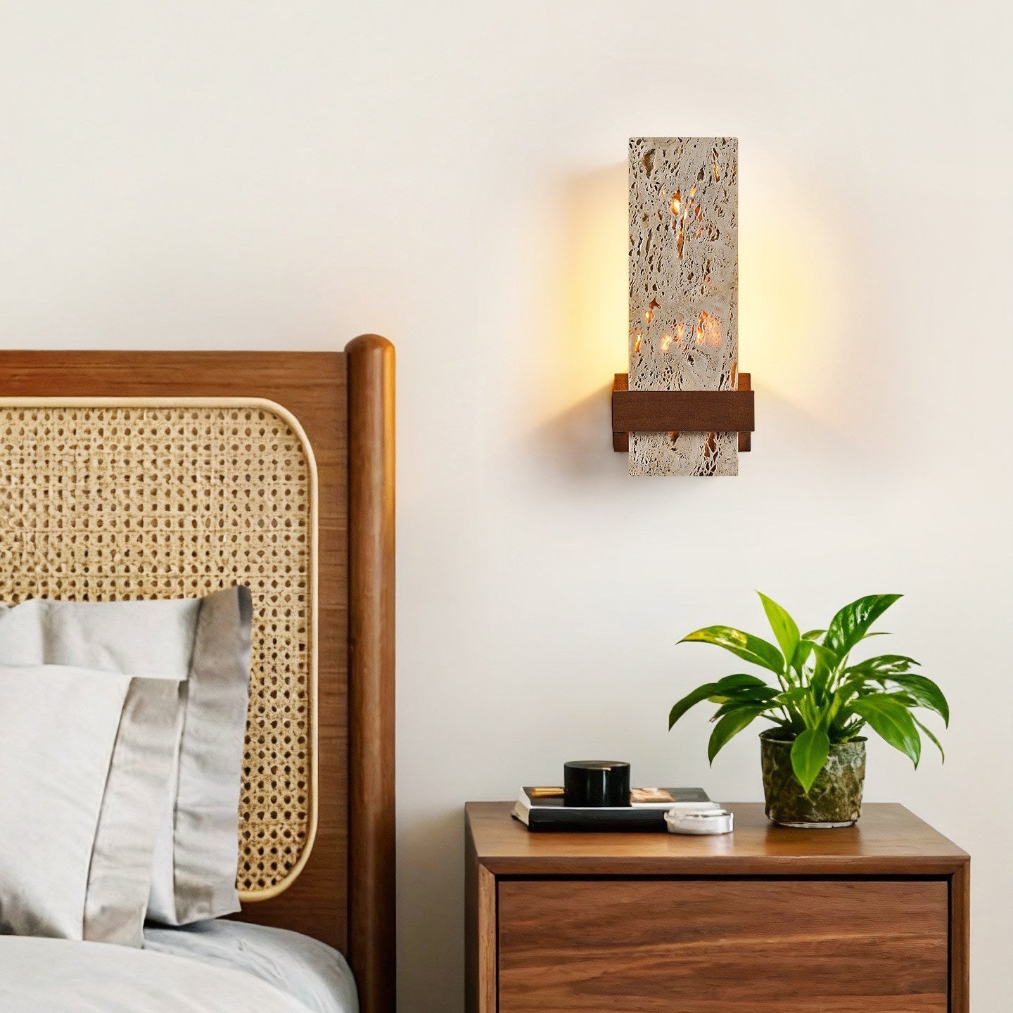 Lilah Travertine Wall Light