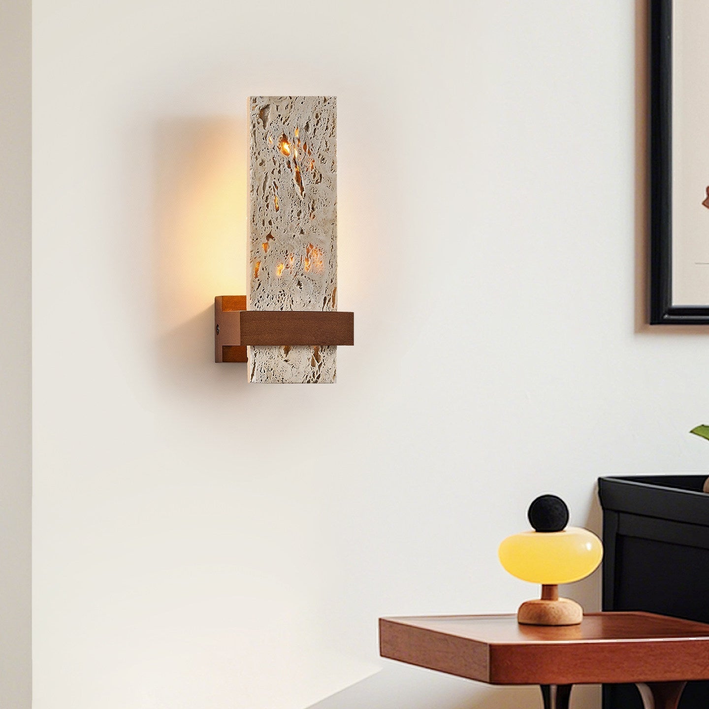 Lilah Travertine Wall Light