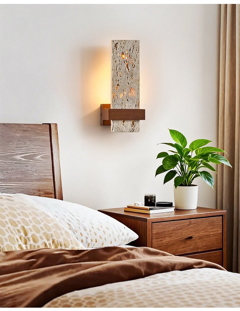 Lilah Travertine Wall Light