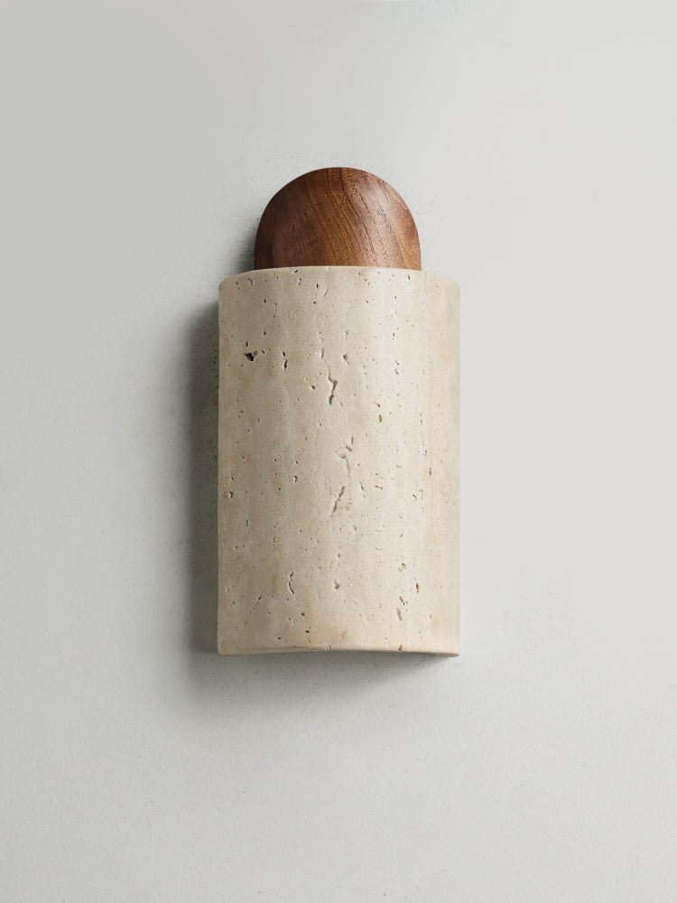 Matias Travertine Wall Sconce