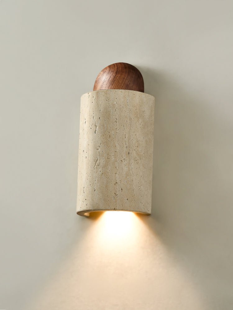 Matias Travertine Wall Sconce