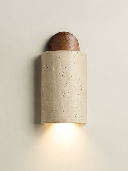 Matias Travertine Wall Sconce