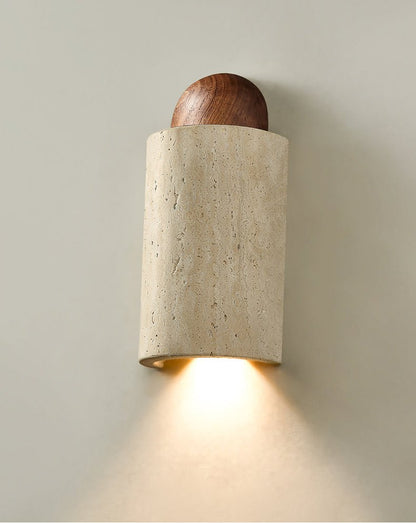 Matias Travertine Wall Sconce