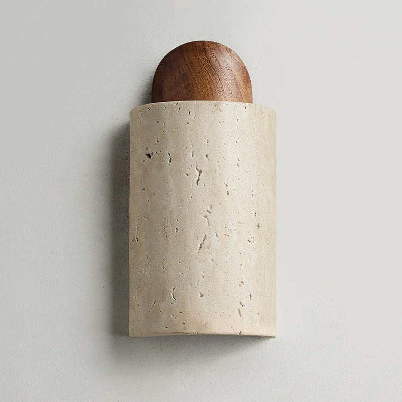 Matias Travertine Wall Sconce